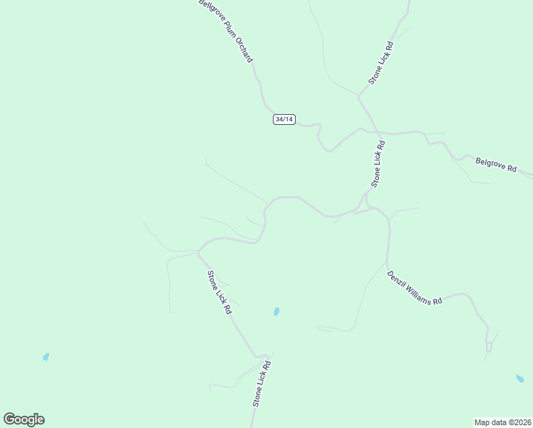 map of restaurants, bars, coffee shops, grocery stores, and more near 3574 Stone Lick Road in Kenna