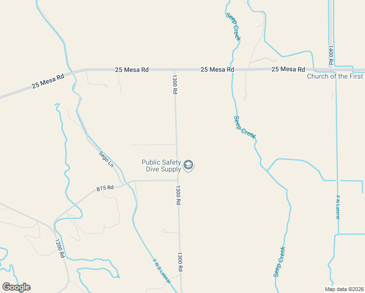 map of restaurants, bars, coffee shops, grocery stores, and more near 2176 1300 Rd in Delta