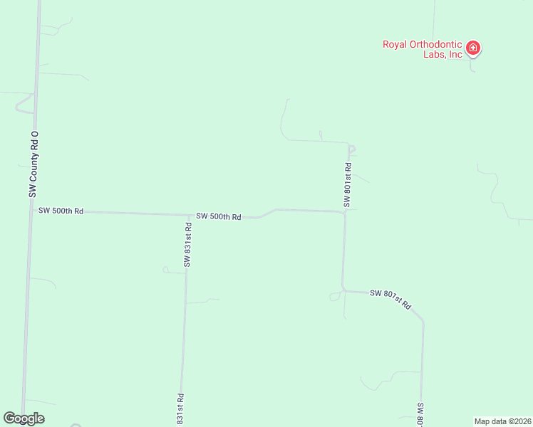 map of restaurants, bars, coffee shops, grocery stores, and more near 831 Southwest 500th Road in Holden