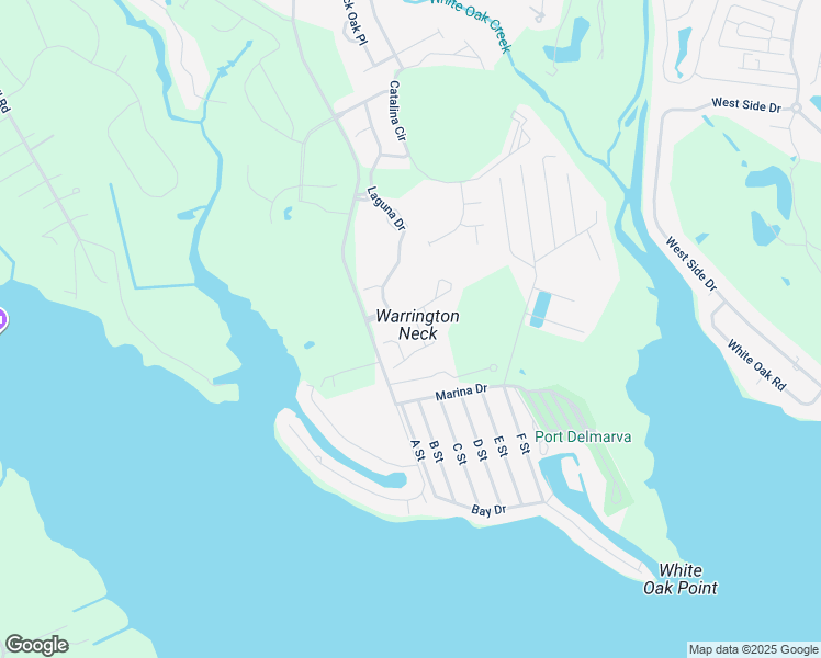 map of restaurants, bars, coffee shops, grocery stores, and more near 35230 Siesta Run in Rehoboth Beach