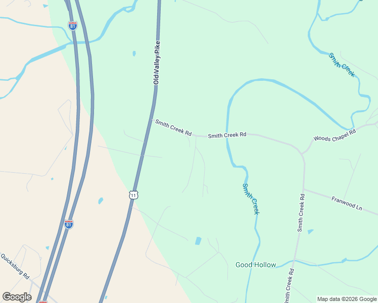 map of restaurants, bars, coffee shops, grocery stores, and more near 8735 Smith Creek Road in New Market