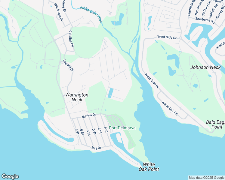 map of restaurants, bars, coffee shops, grocery stores, and more near 35960 Jake Drive in Rehoboth Beach