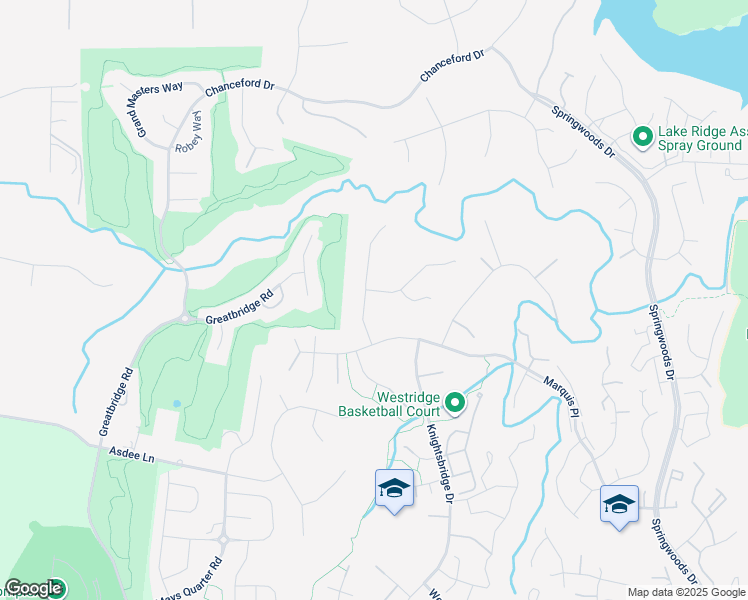 map of restaurants, bars, coffee shops, grocery stores, and more near 12281 Tilney Court in Woodbridge
