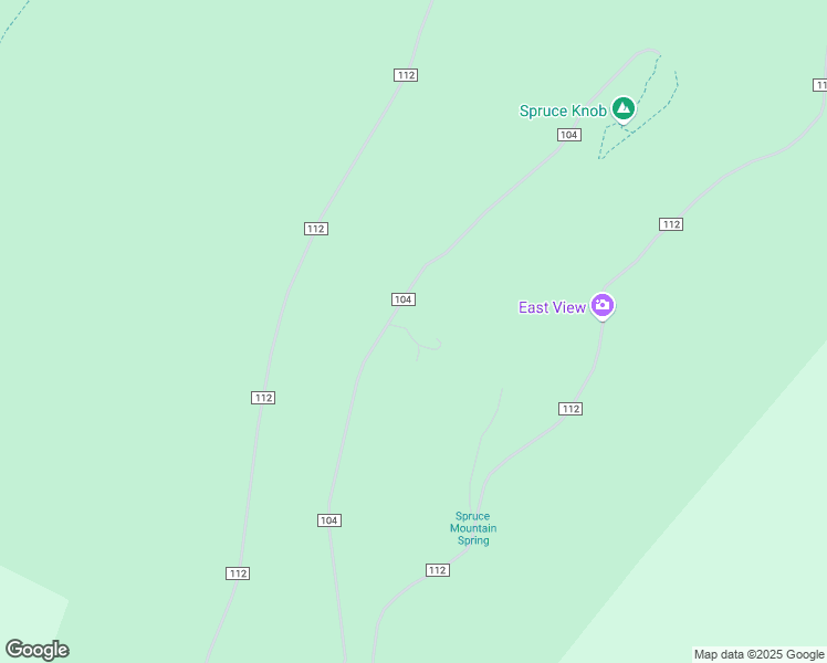 map of restaurants, bars, coffee shops, grocery stores, and more near Forest Road 104 in Riverton