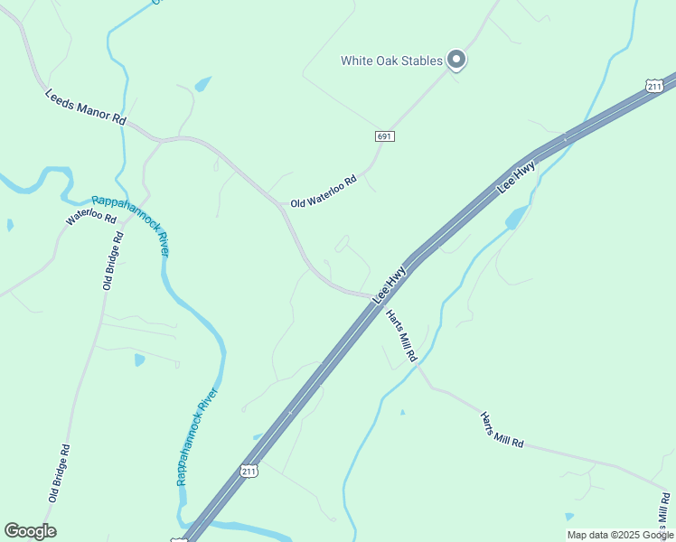 map of restaurants, bars, coffee shops, grocery stores, and more near 8487 Leeds Manor Road in Warrenton