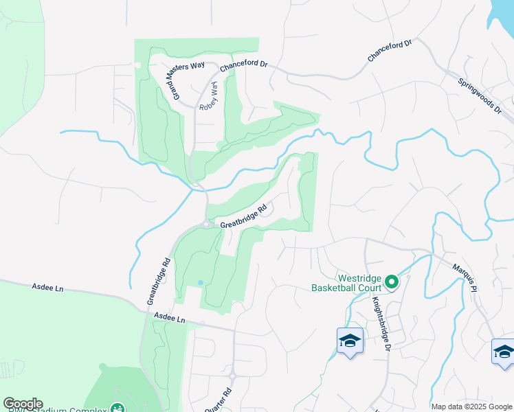 map of restaurants, bars, coffee shops, grocery stores, and more near 12054 Greatbridge Road in Woodbridge