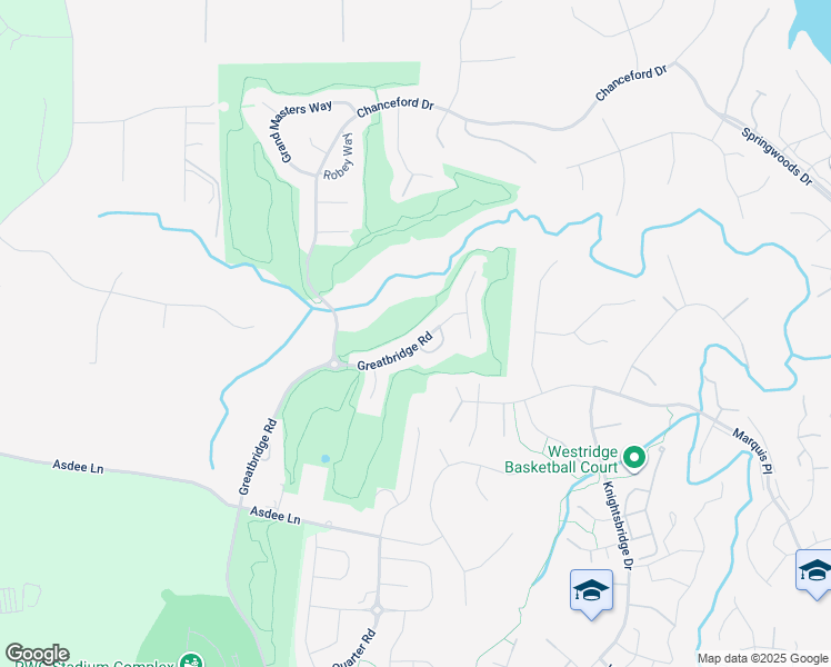 map of restaurants, bars, coffee shops, grocery stores, and more near 12054 Greatbridge Road in Woodbridge