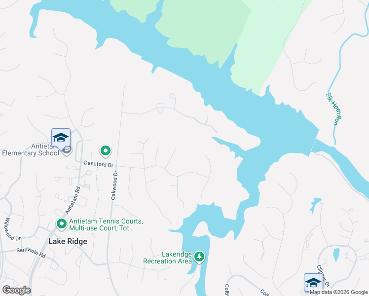 map of restaurants, bars, coffee shops, grocery stores, and more near 11941 Shenandoah Court in Woodbridge