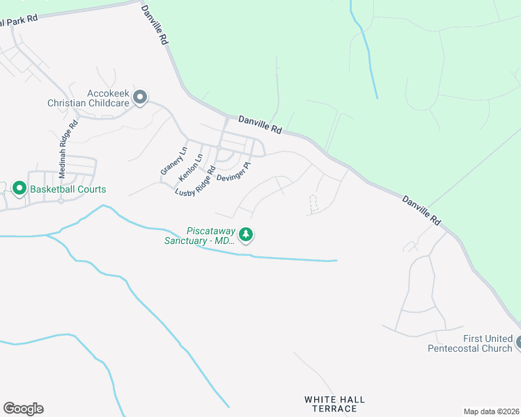 map of restaurants, bars, coffee shops, grocery stores, and more near 14220 Hardy Tavern Drive in Accokeek