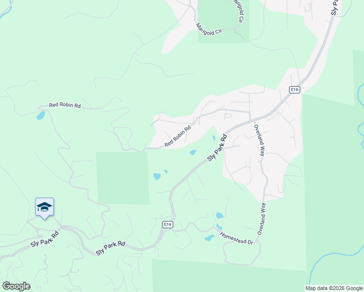 map of restaurants, bars, coffee shops, grocery stores, and more near 6279 Red Robin Road in Placerville