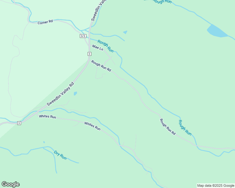 map of restaurants, bars, coffee shops, grocery stores, and more near Rough Run Road in Brandywine