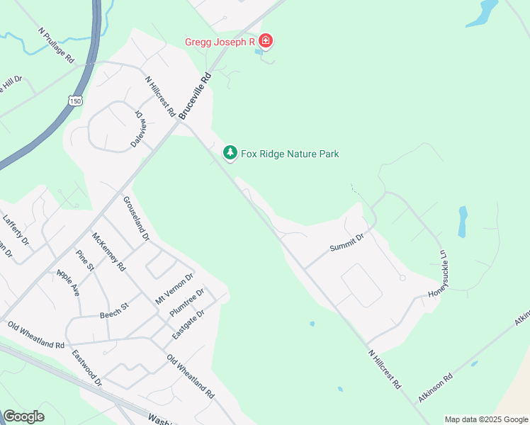 map of restaurants, bars, coffee shops, grocery stores, and more near 1153 North Fox Ridge Links Drive in Vincennes