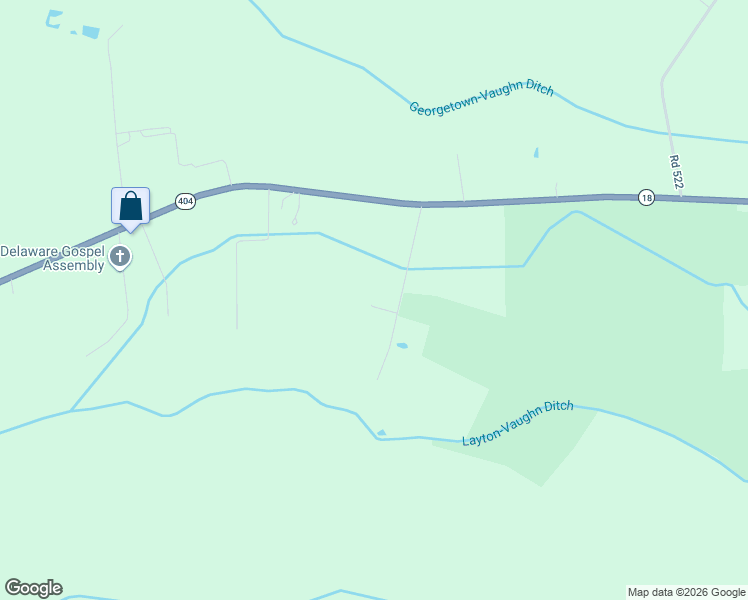 map of restaurants, bars, coffee shops, grocery stores, and more near 21264 Marsh Road in Georgetown
