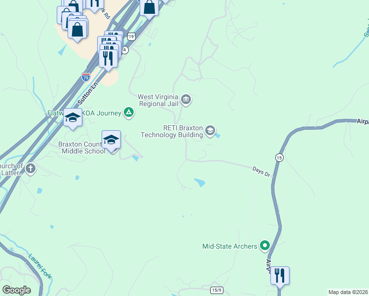 map of restaurants, bars, coffee shops, grocery stores, and more near 687 Days Drive in Sutton
