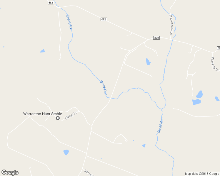 map of restaurants, bars, coffee shops, grocery stores, and more near 8564 Springs Road in Warrenton