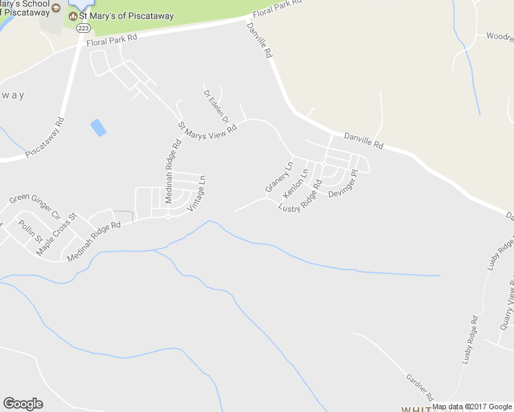 map of restaurants, bars, coffee shops, grocery stores, and more near 14410 Lusby Ridge Road in Accokeek