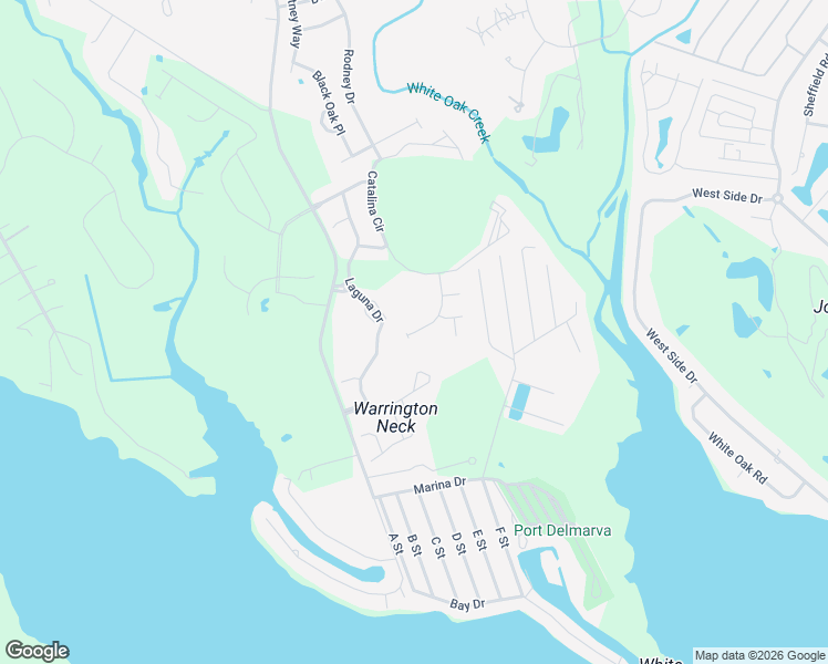 map of restaurants, bars, coffee shops, grocery stores, and more near 21113 Laguna Drive in Rehoboth Beach