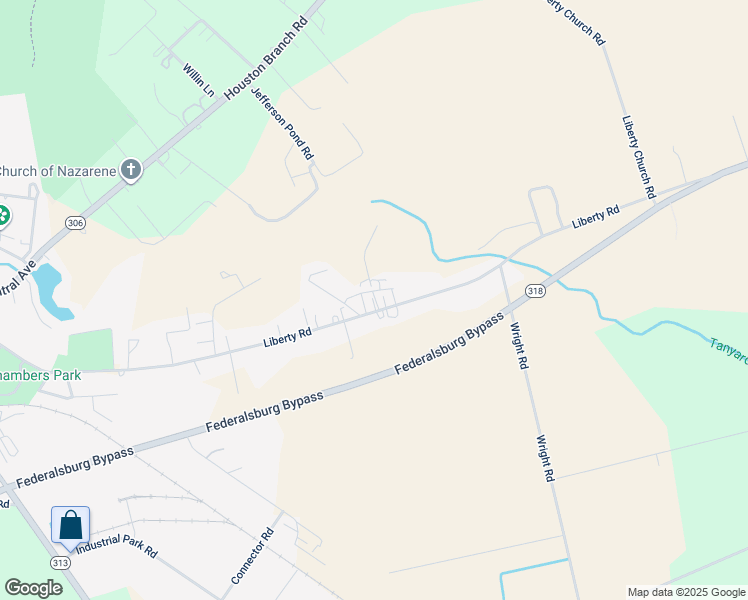 map of restaurants, bars, coffee shops, grocery stores, and more near 614 Liberty Road in Federalsburg