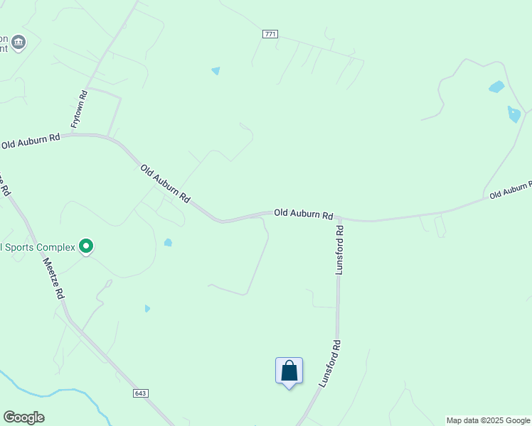 map of restaurants, bars, coffee shops, grocery stores, and more near Old Auburn Road in Warrenton