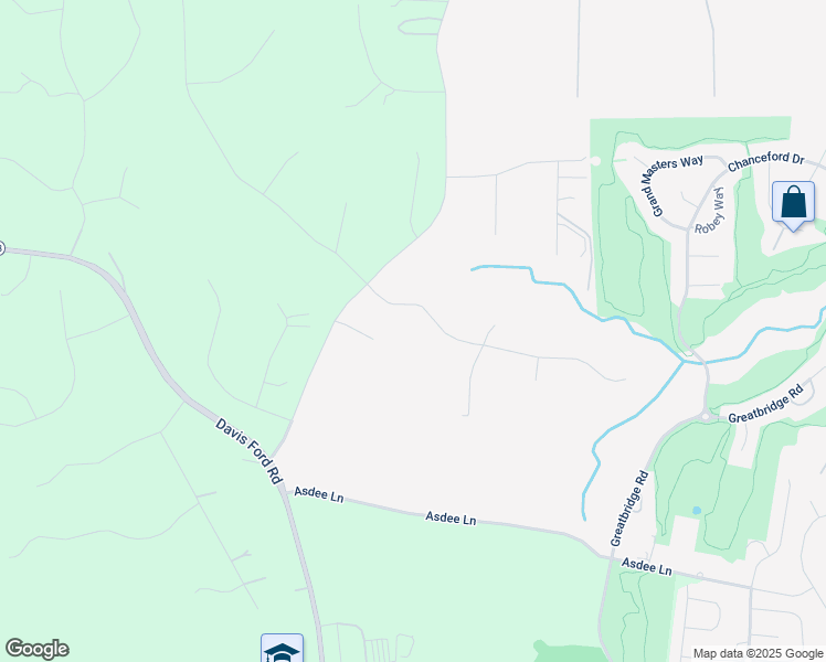 map of restaurants, bars, coffee shops, grocery stores, and more near 4805 Wellesley Drive in Woodbridge