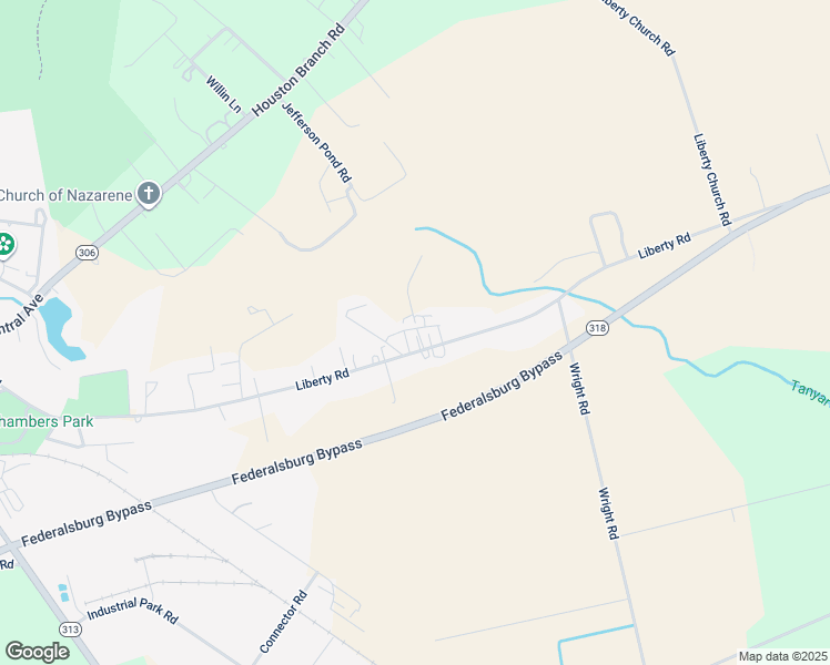 map of restaurants, bars, coffee shops, grocery stores, and more near 614 Liberty Road in Federalsburg