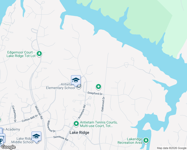 map of restaurants, bars, coffee shops, grocery stores, and more near 2741 King Iron Court in Woodbridge
