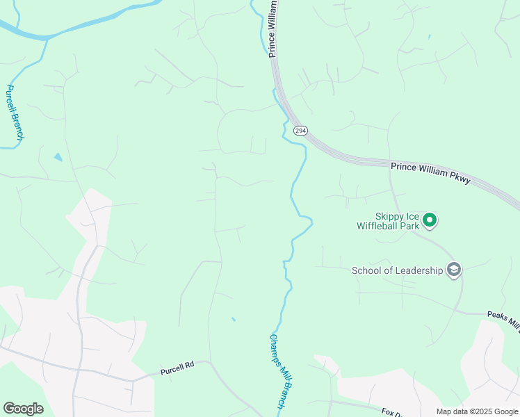 map of restaurants, bars, coffee shops, grocery stores, and more near 6850 Odie Lane in Manassas