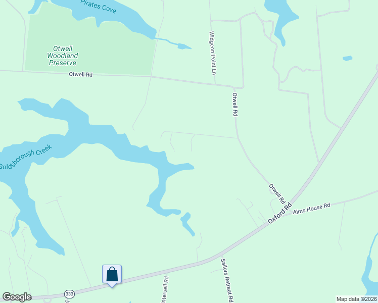 map of restaurants, bars, coffee shops, grocery stores, and more near 27781 Little Otwell Road in Oxford