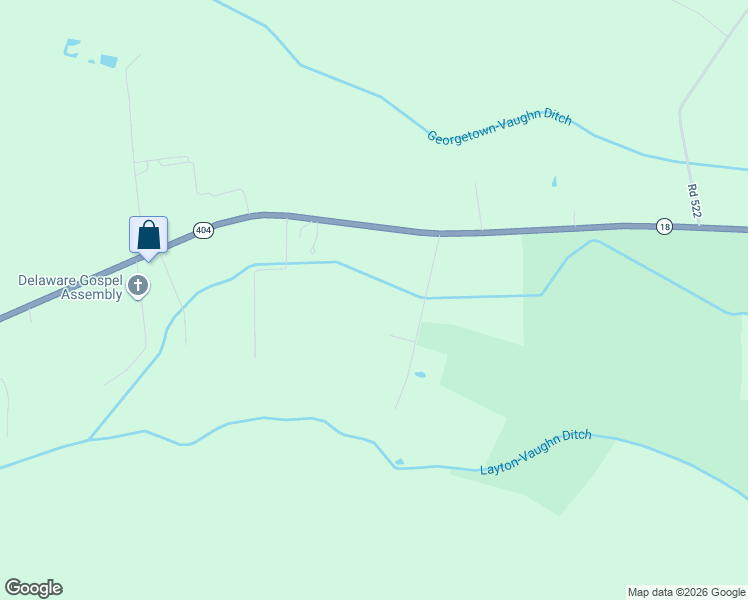 map of restaurants, bars, coffee shops, grocery stores, and more near 21264 Marsh Road in Georgetown