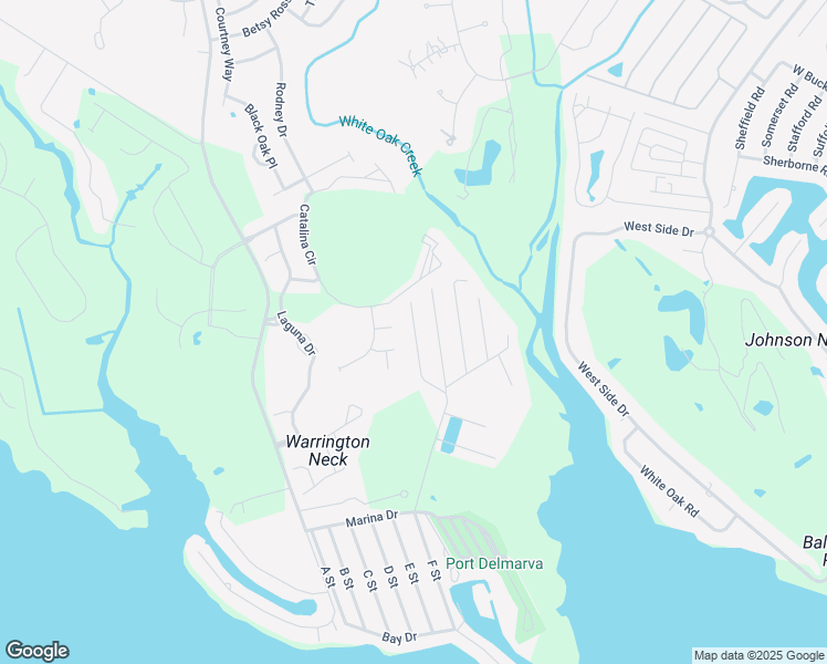 map of restaurants, bars, coffee shops, grocery stores, and more near 45 G Street in Rehoboth Beach
