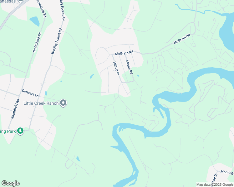 map of restaurants, bars, coffee shops, grocery stores, and more near 11904 Lester Road in Manassas