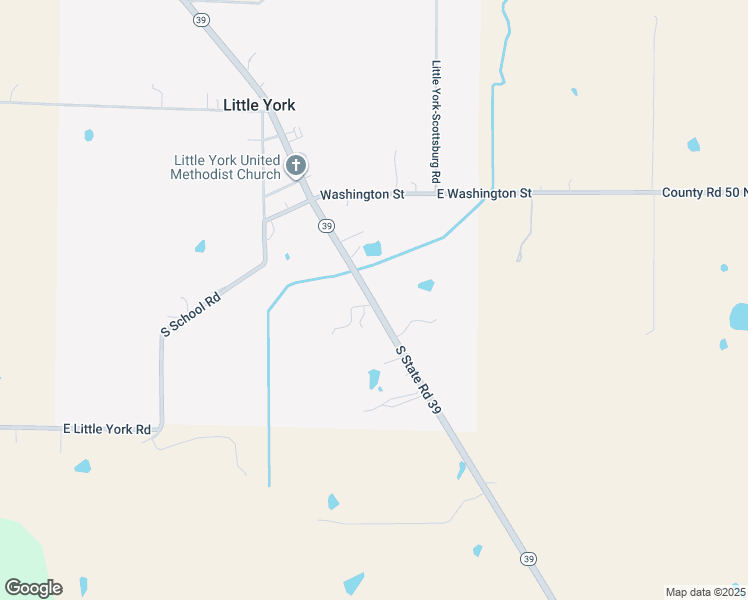 map of restaurants, bars, coffee shops, grocery stores, and more near in Little York