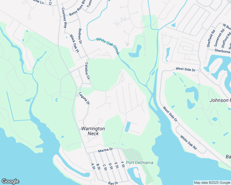 map of restaurants, bars, coffee shops, grocery stores, and more near 21210 G Street in Rehoboth Beach