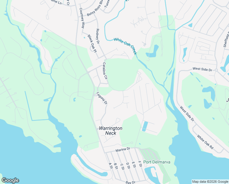 map of restaurants, bars, coffee shops, grocery stores, and more near 21416 Catalina Circle in Rehoboth Beach