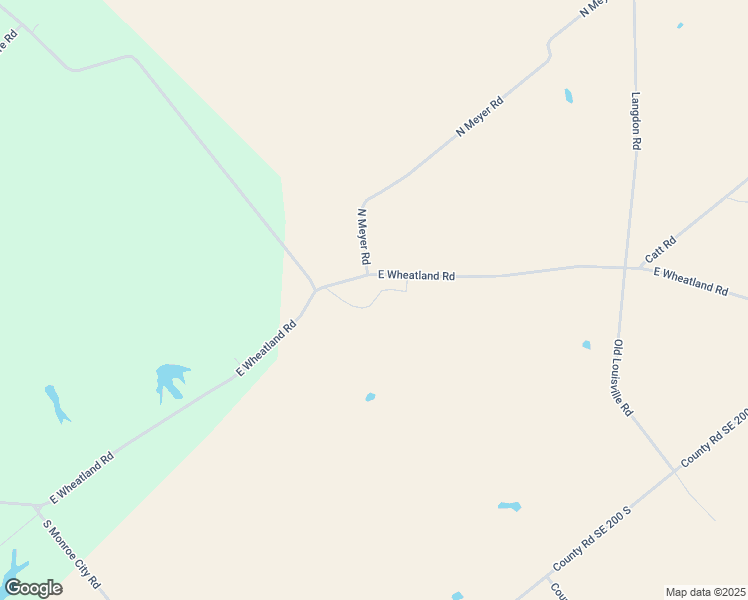 map of restaurants, bars, coffee shops, grocery stores, and more near 6451 East Wheatland Road in Vincennes