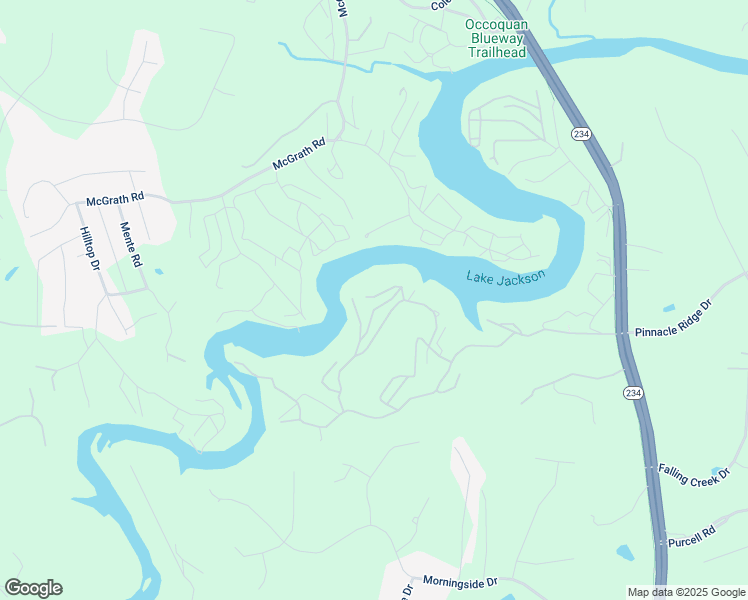 map of restaurants, bars, coffee shops, grocery stores, and more near 8423 Jacqueline Avenue in Manassas