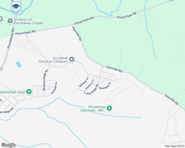 map of restaurants, bars, coffee shops, grocery stores, and more near 3204 Saint Marys View Road in Accokeek