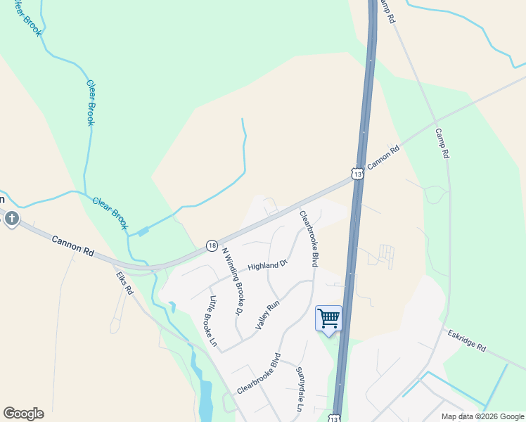 map of restaurants, bars, coffee shops, grocery stores, and more near 8603 Cannon Road in Seaford