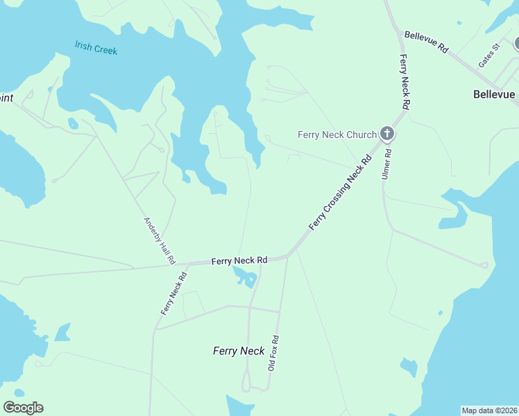 map of restaurants, bars, coffee shops, grocery stores, and more near 5440 Ferry Neck Road in Royal Oak