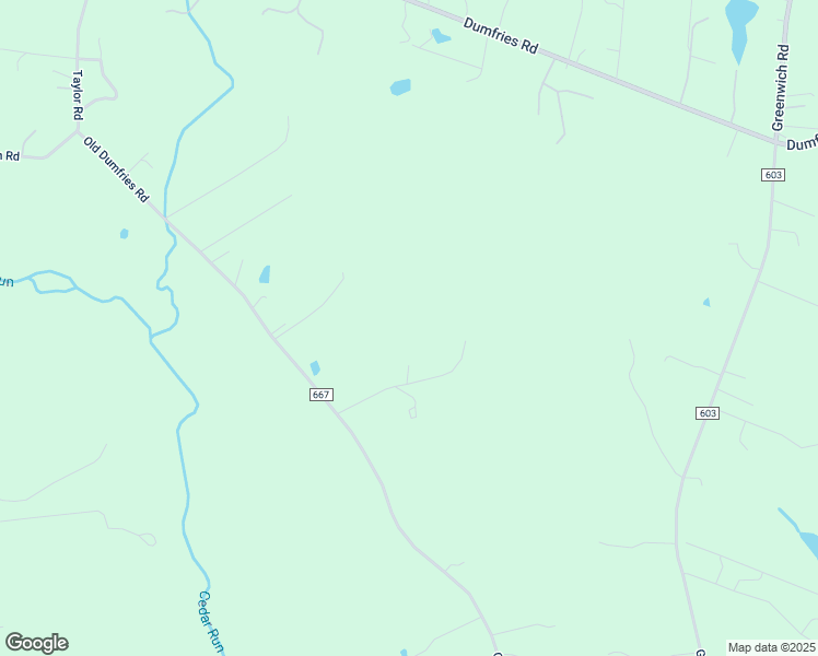 map of restaurants, bars, coffee shops, grocery stores, and more near 8303 Old Dumfries Road in Catlett