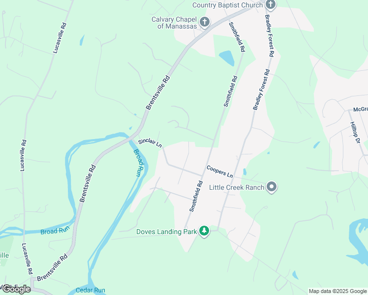 map of restaurants, bars, coffee shops, grocery stores, and more near 11806 Molair Road in Manassas