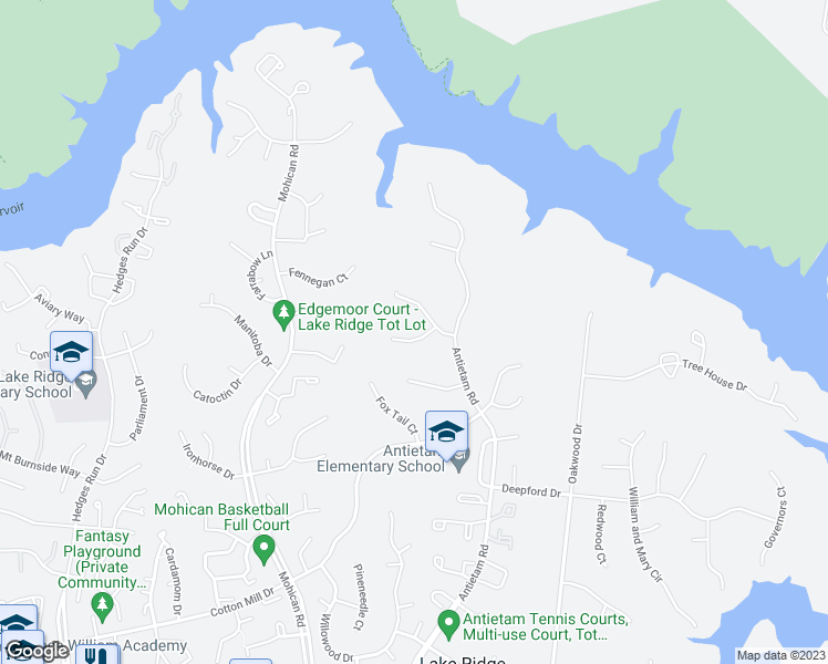 map of restaurants, bars, coffee shops, grocery stores, and more near 2792 Alton Hotel Court in Woodbridge