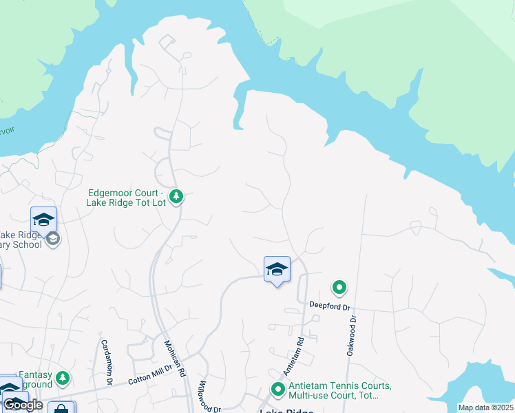 map of restaurants, bars, coffee shops, grocery stores, and more near 2792 Alton Hotel Court in Woodbridge