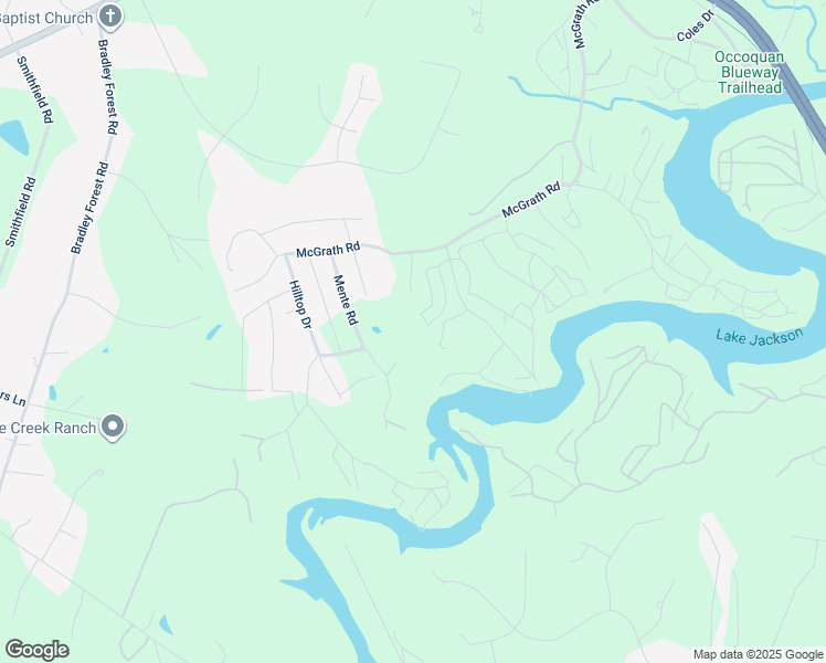 map of restaurants, bars, coffee shops, grocery stores, and more near 8658 M Street in Manassas