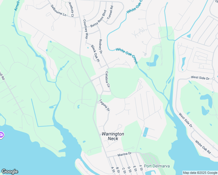 map of restaurants, bars, coffee shops, grocery stores, and more near 21416 Catalina Circle in Rehoboth Beach