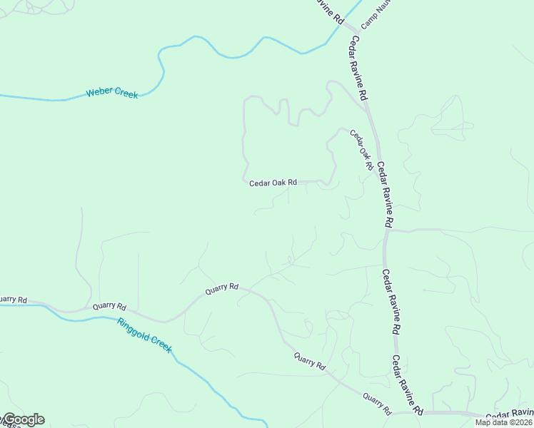 map of restaurants, bars, coffee shops, grocery stores, and more near 1529 Cedar Oak Road in Placerville