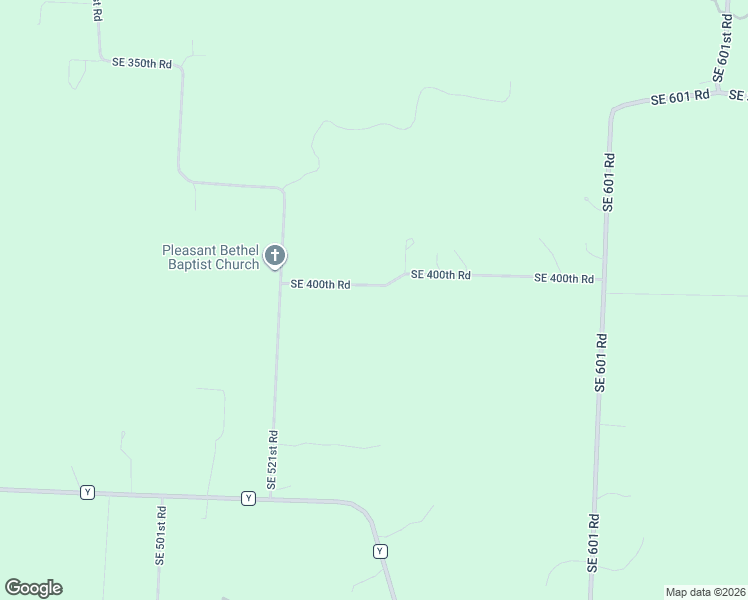 map of restaurants, bars, coffee shops, grocery stores, and more near 526 Southeast 400th Road in Warrensburg