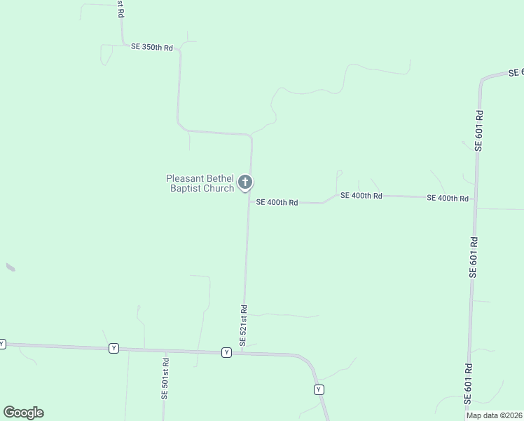 map of restaurants, bars, coffee shops, grocery stores, and more near 404 Southeast 521st Road in Warrensburg