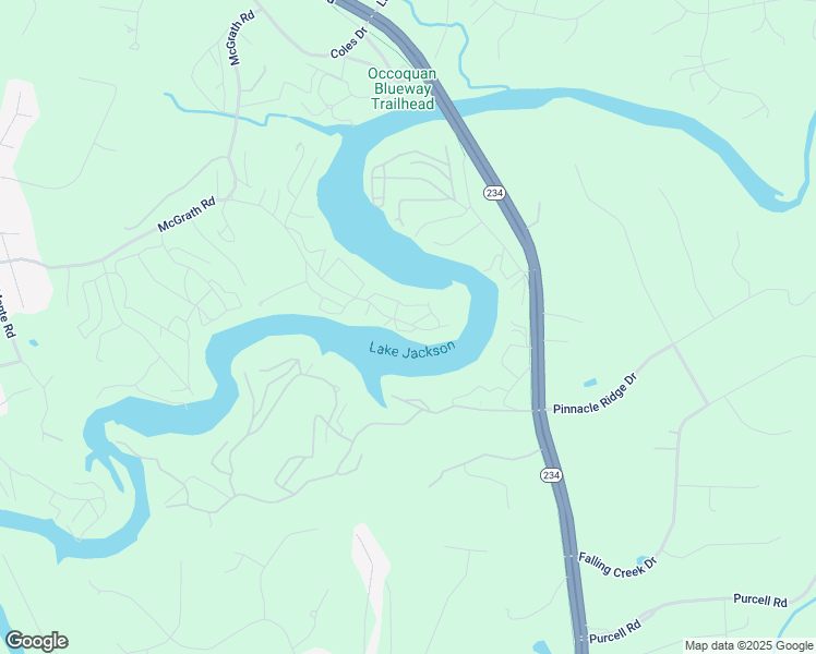 map of restaurants, bars, coffee shops, grocery stores, and more near 8220 Abbie Lane in Manassas