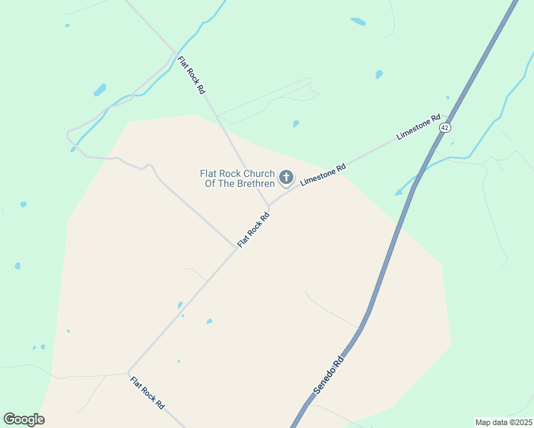 map of restaurants, bars, coffee shops, grocery stores, and more near Flat Rock Road in New Market